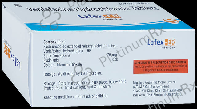 Lafex 75mg Tablet ER 10s