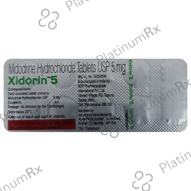 Xidorin 5mg Tablet 10s