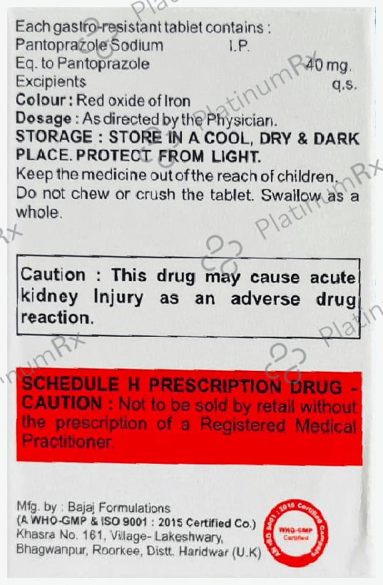Panxta 40mg Tablet 10s