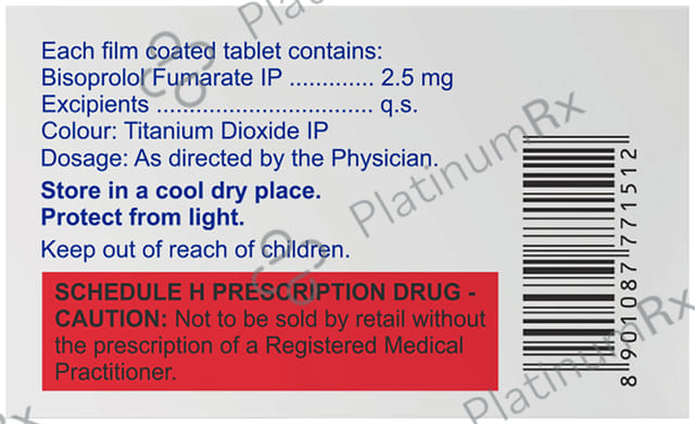 Bisocar 2.5mg Tablet 10s