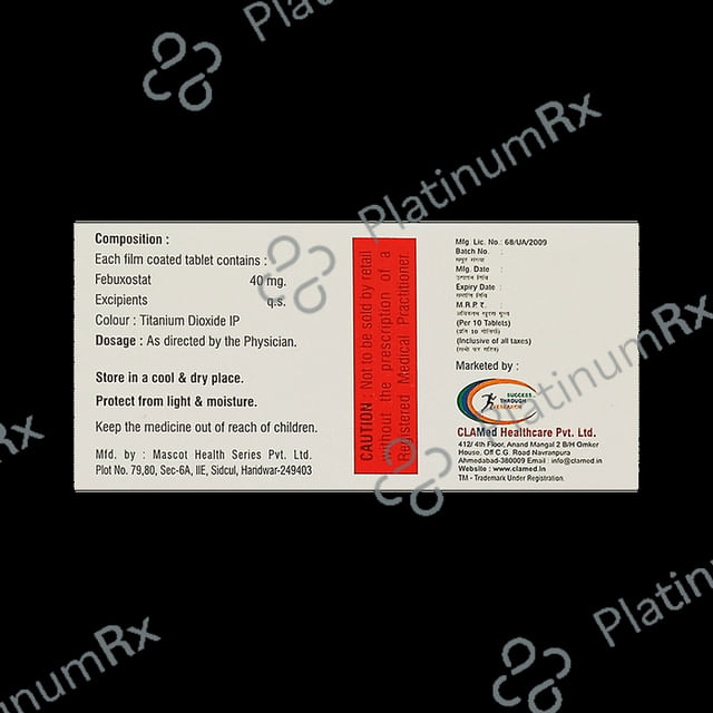 Febucure 40 Tablet