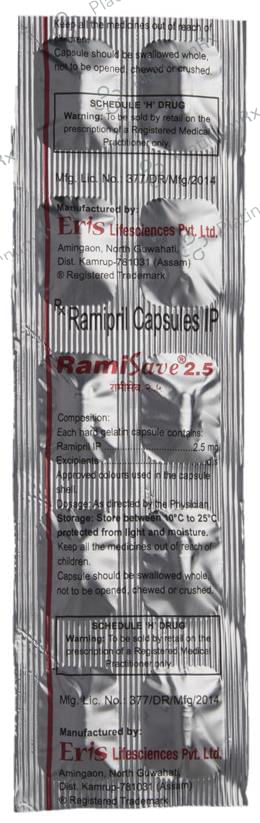 Ramisave 2.5mg Capsule 10s
