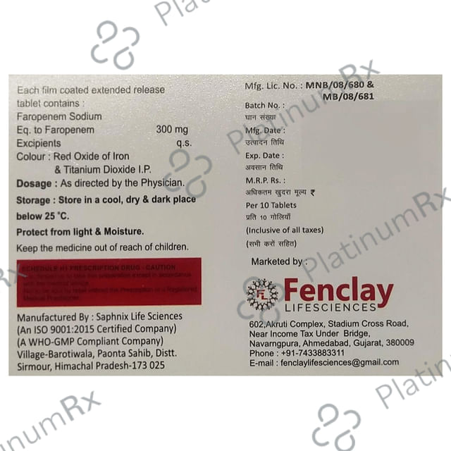 Faroclay 300 Tablet ER