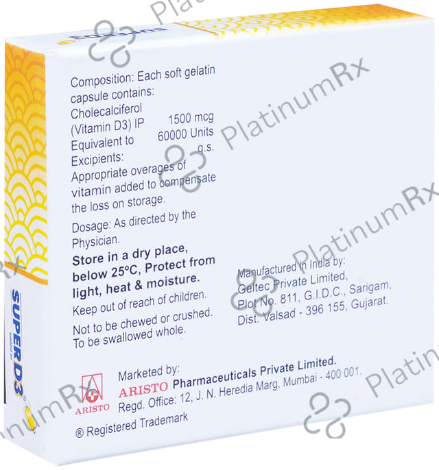 Super D3 60000IU Capsule