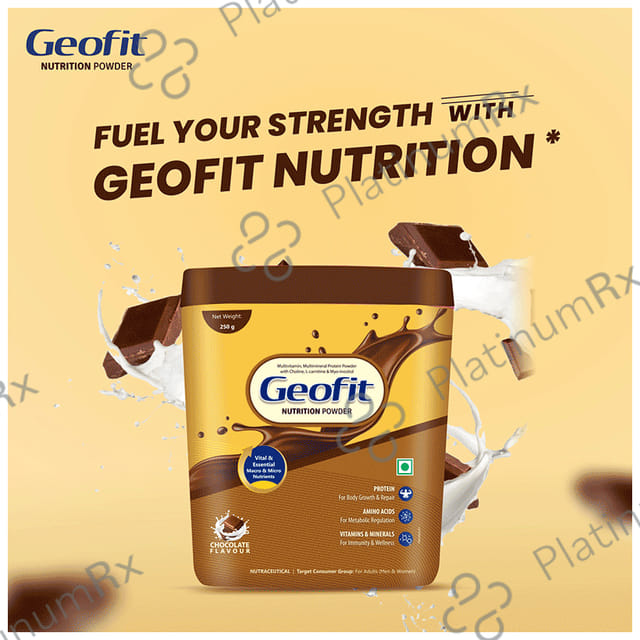 Geofit Nutrition Protein Powder with Vitamins & Minerals Chocolate