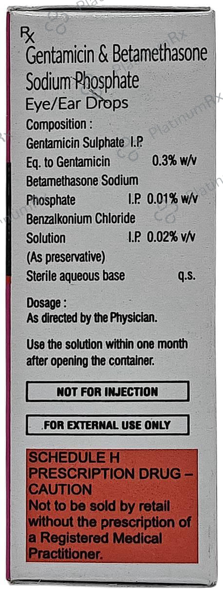 Gentacort D Eye/Ear Drops