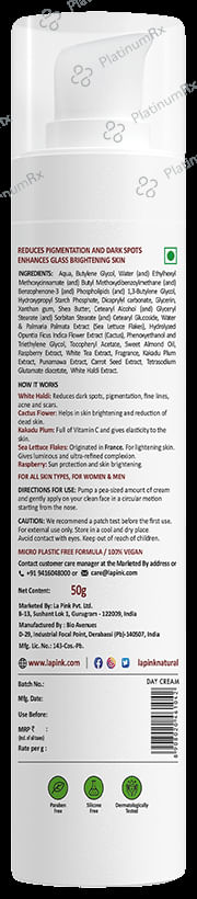 La Pink Ideal Bright White Haldi Day Cream for Brightening Skin SPF 15