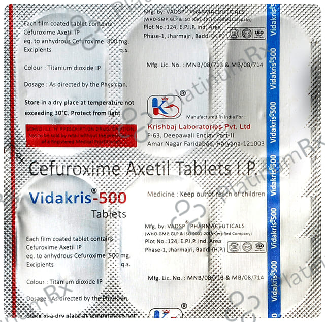 Vidakris 500mg Tablet