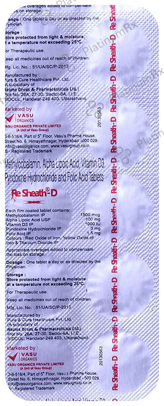 RE Sheath D Tablet 10s