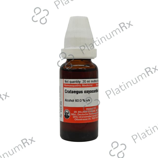 Dr Willmar Schwabe Germany Crataegus Oxyacantha Mother Tincture Q