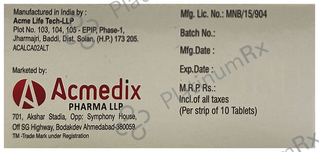 Acmeto XL 25mg Tablet PR 10s