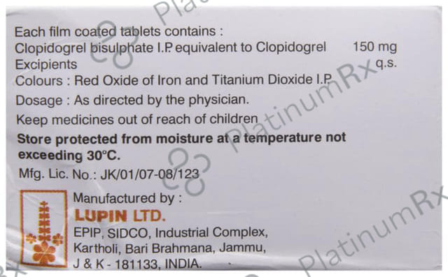 Clopitab 150mg Tablet 10s