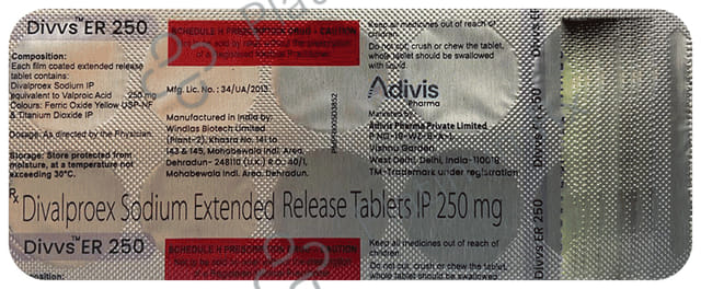 Divvs ER 250mg Tablet 10s
