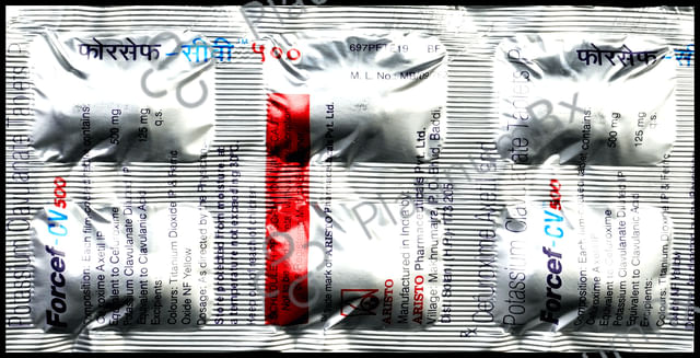 Forcef CV 500/125mg Tablet 6s