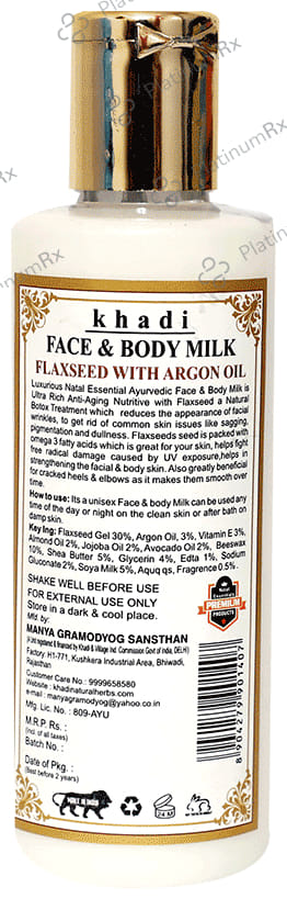Luxurious Natal Essentials Ayurevedic Face & Body Milk Natural Botox Treatment