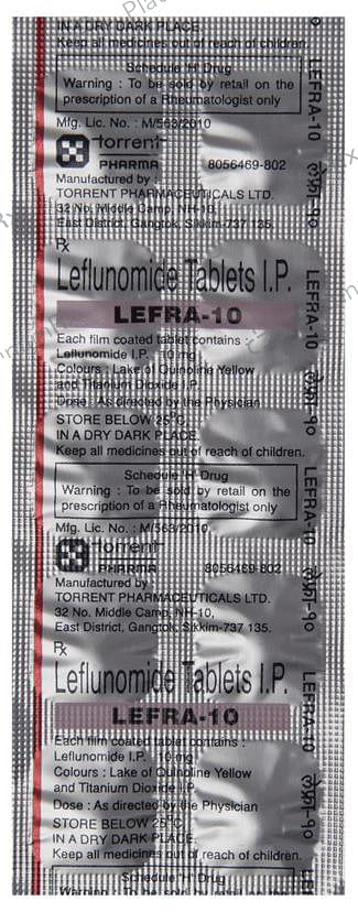 Lefra 10mg Tablet 10s