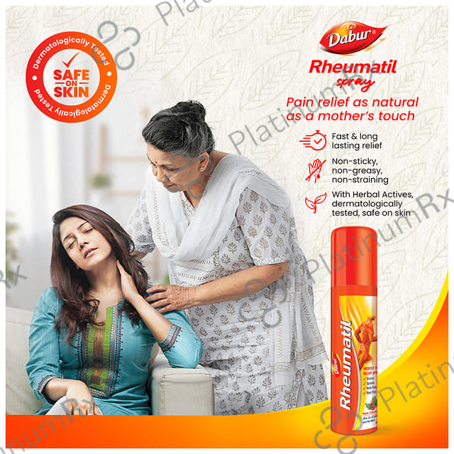Dabur Rheumatil Spray - For Joint Pain Relief, Knee Pain, Back Pain, Muscle Pain - For Bone Care