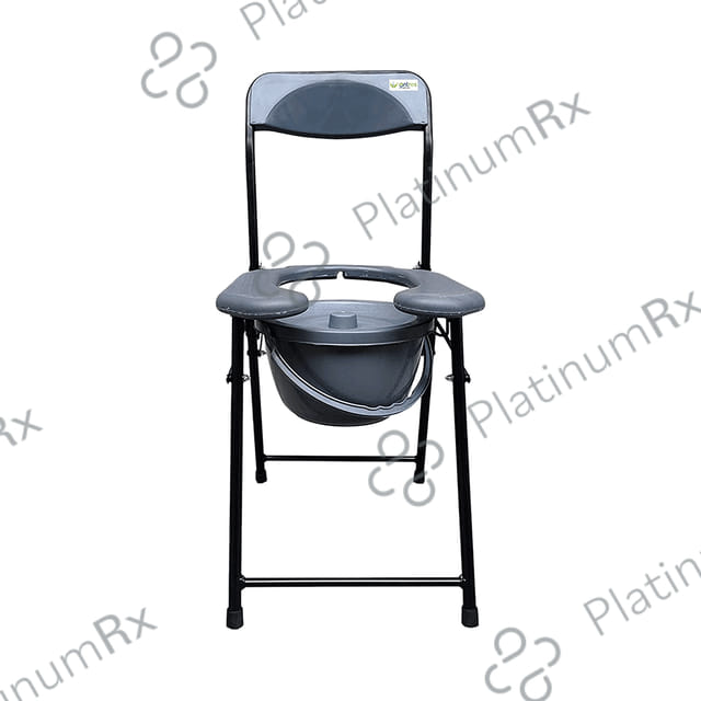 Entros C779A Folding Light Weight Commode Chair Front Cut