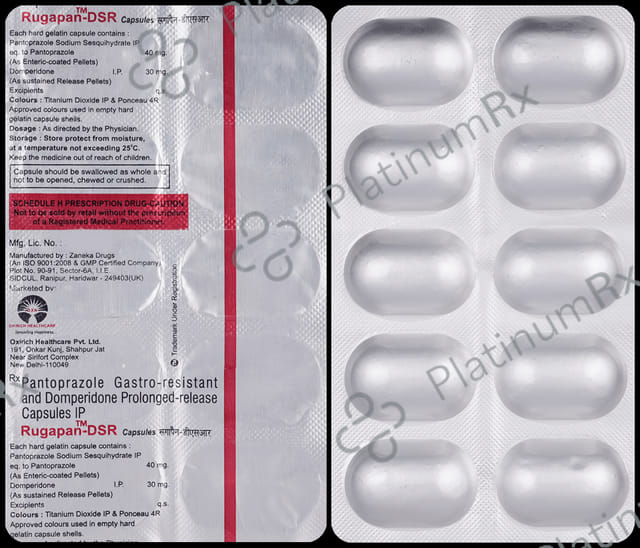 Rugapan DSR 40/30mg Capsule 10s