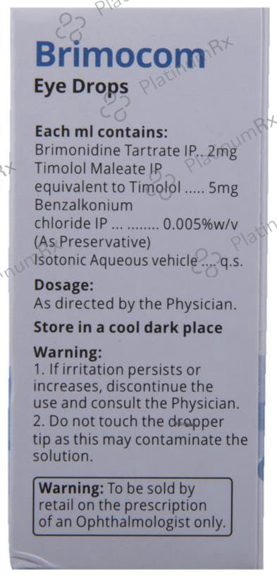 Brimocom 5/2mg Eye Drop 5ml