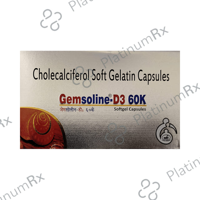 Gemsoline-D3 60K Capsule for Bone and Immune Health 8 Capsule