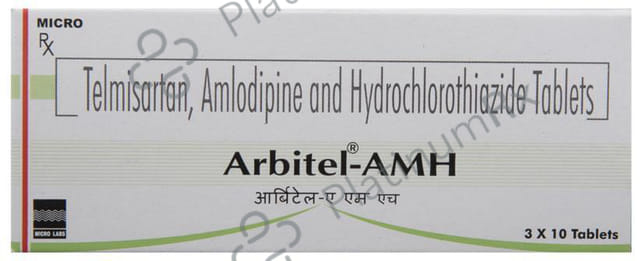 Arbitel AMH 5/12.5/40mg Tablet 10s