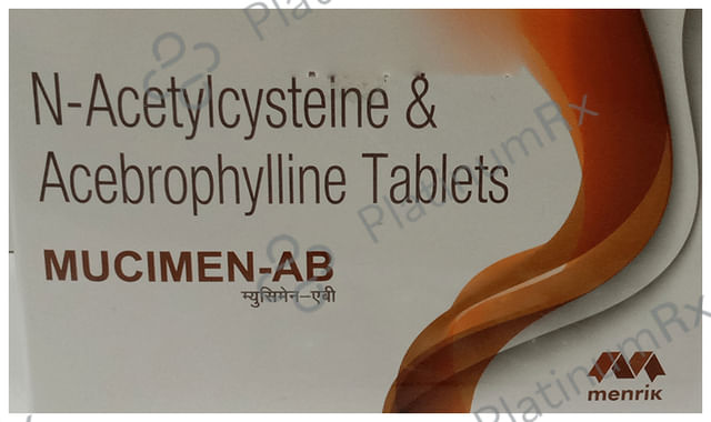 Mucimen AB 50mg/600mg Tablet