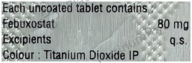 Feblan 80mg Tablet 10s