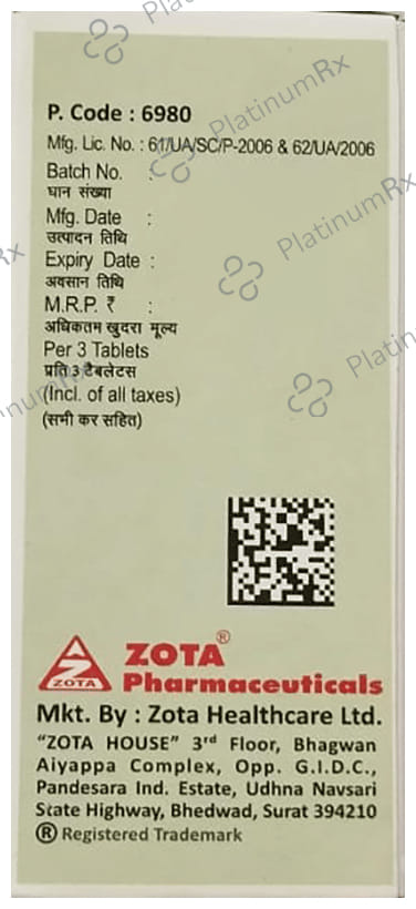Azita 500mg Tablet 3s