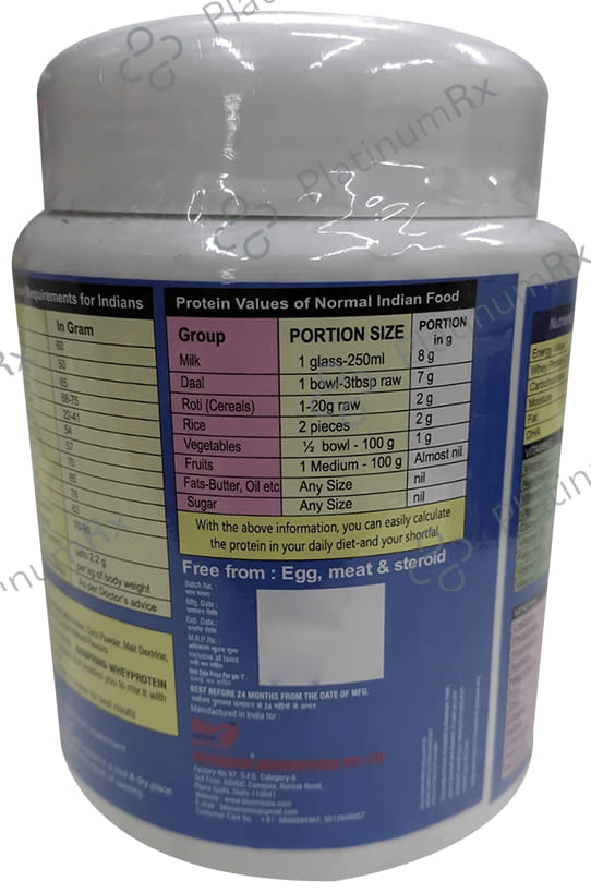 Biospring Whey Protein Powder Chocolate Sugar Free