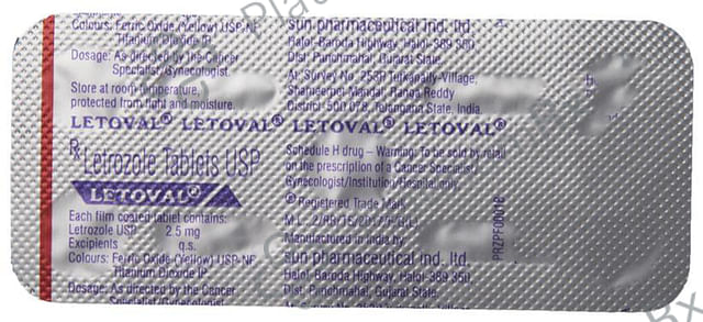 Letoval 2.5mg Tablet 5s