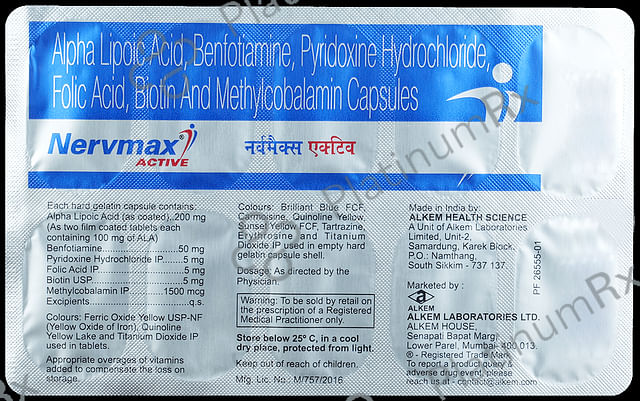 Nervmax Active Capsule 10s