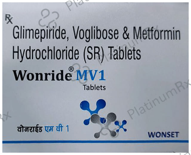 Wonride MV 1 Tablet SR 15 Tablet SR