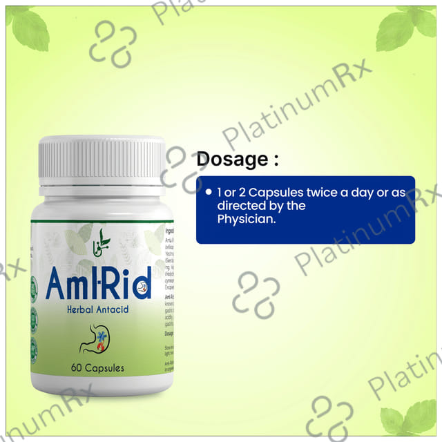 BVG Life Sciences Aml-Rid Herbal Antacid Capsule 30 capsules
