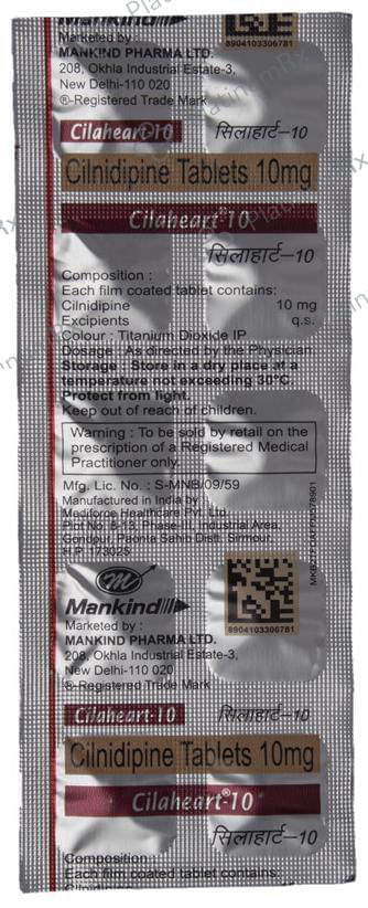 Cilaheart 10 Tablet 10 Tablet