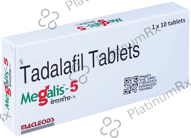 Megalis 5mg Tablet 10s