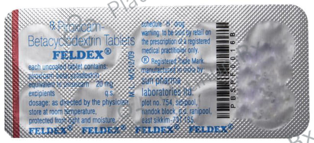 Feldex 20mg Tablet 10s