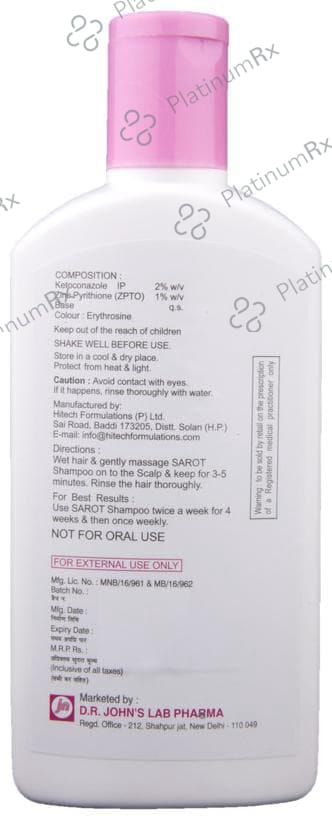 Sarot Shampoo 100ml