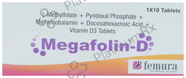 Megafolin D Tablet 10s