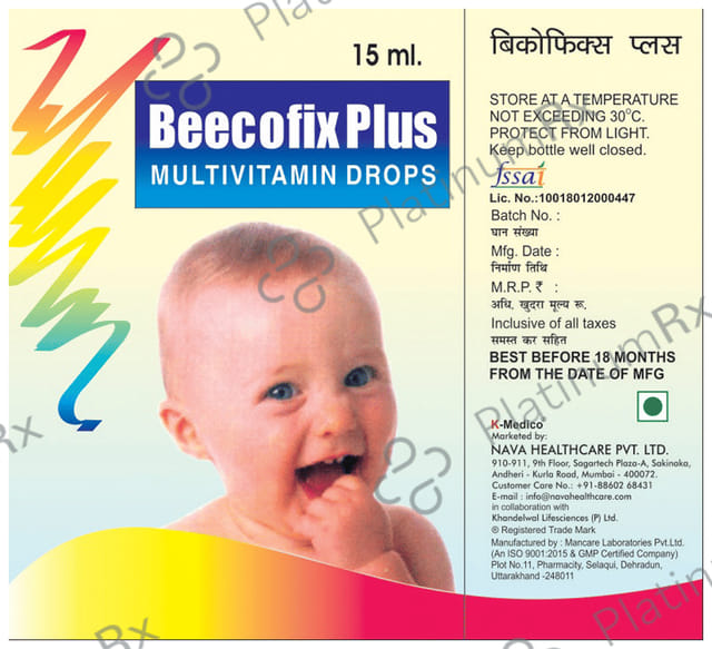 Beecofix Plus Oral Drop 15ml