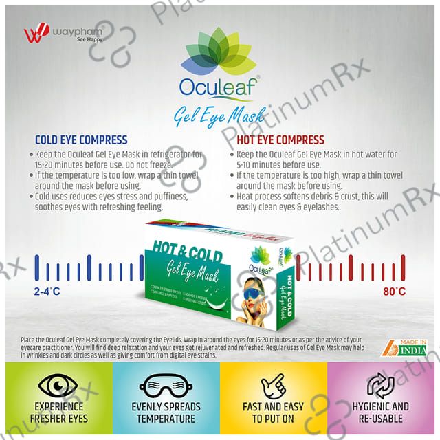 Oculeaf Hot & Cold Gel Eye Mask