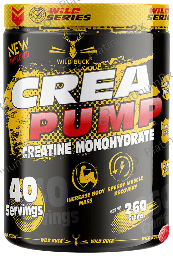 Wild Buck Crea Pump Creatine Monohydrate Wild Berries