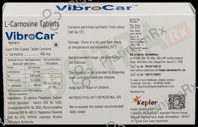 Vibrocar Tablet 10s