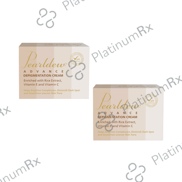 Pearldew Advance Depigmentation Cream (50gm Each) 2 jar