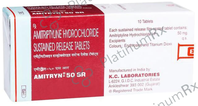 Amitryn 50mg Tablet SR 10s