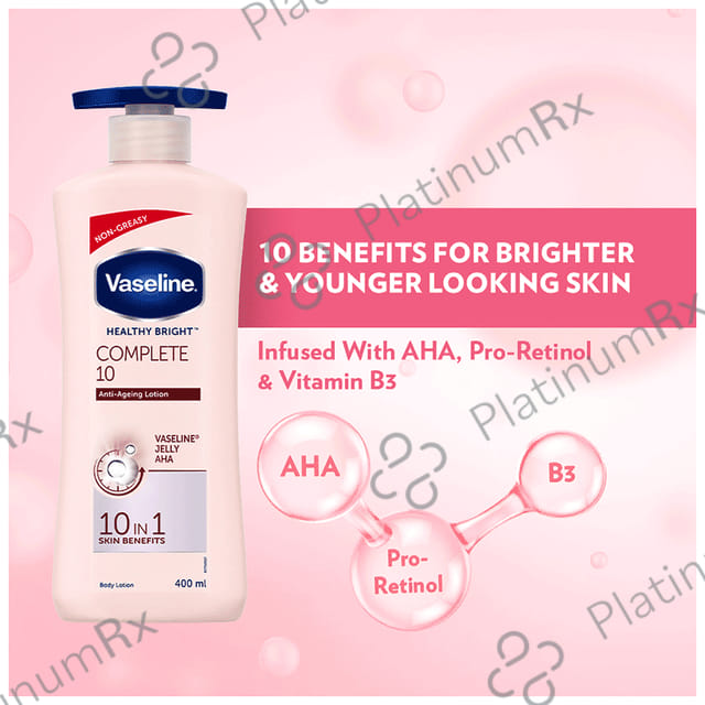 Vaseline Healthy Bright Complete 10 Body Lotion 400ml