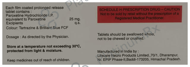 Parobin 25mg Tablet 10s
