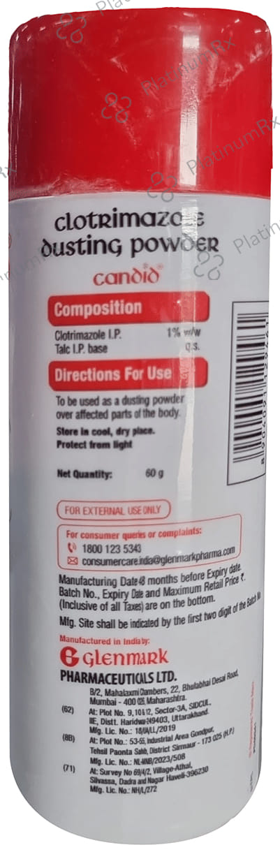 Candid 1% Dusting Powder 60gm