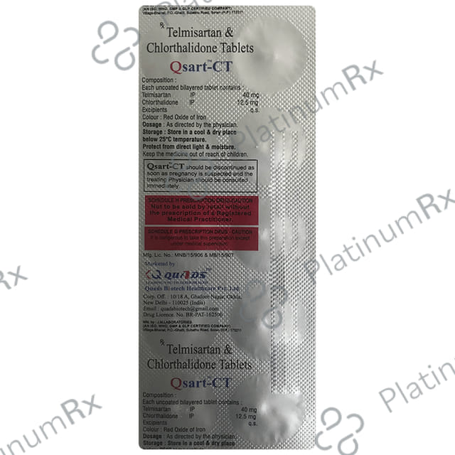 Qsart CT 12.5/40mgTablet 10s