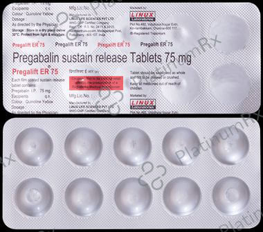 Pregalift 75mg Tablet ER 10s